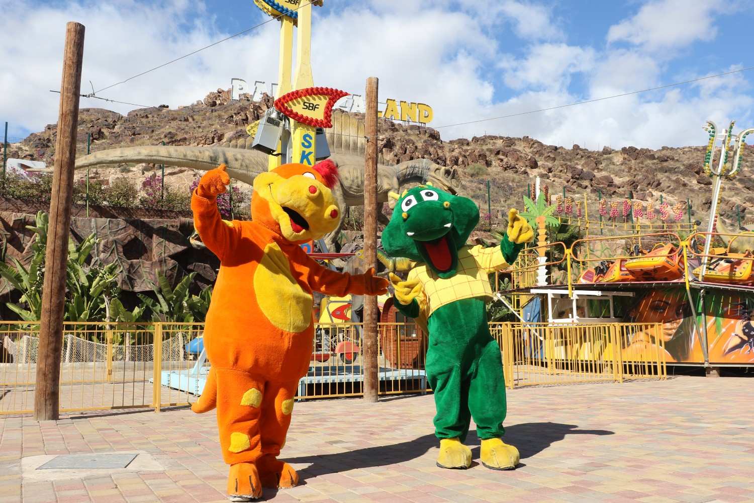 Univers Dino Fun - manèges